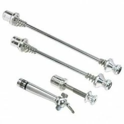 TranzX Sicherheitsschnellspanner-Set 5-Kant Silber Farbe Silber