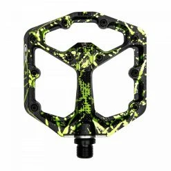 Crankbrothers Stamp 7 Splatter Paint MTB-Pedale -Fahrradbeleuchtung importe magasin crankbrothers stamp 7 splatter paint mtb pedal lime green small 2022 312180