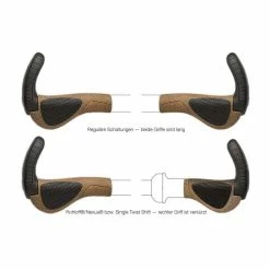 Ergon GP3 Biokork Ergonomische Fahrradgriffe -Fahrradbeleuchtung importe magasin ergon gp3 biokork ergonomische fahrradgriffe trigger 2021 244303 d