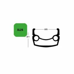 Exal XL25 E-Bike-Vorderrad (28") 9 Exal XL25 E-Bike-Vorderrad (28") -Fahrradbeleuchtung importe magasin exal xl25 e bike vorderrad 2022 310185 e