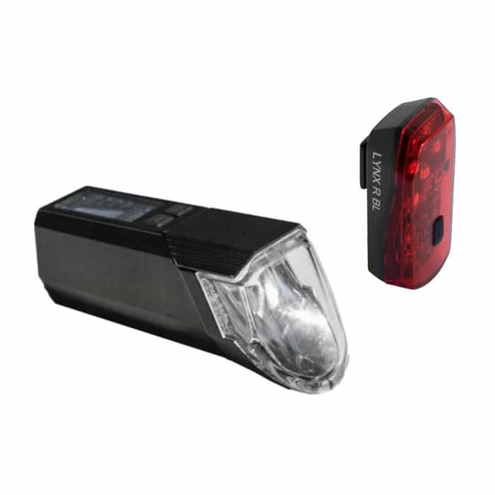 Lunivo Lynx F100 Fahrrad-Frontlicht + Lynx R Brake Fahrrad-Rücklicht 1 Lunivo Lynx F100 Fahrrad-Frontlicht + Lynx R Brake Fahrrad-Rücklicht