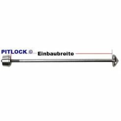 Pitlock Sicherheits-Schnellspanner-Set 02 Schwarz -Fahrradbeleuchtung importe magasin pitlock sicherheits schnellspanner set 02 schwarz 2019 249909 c