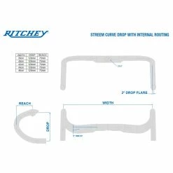 Ritchey WCS Streem Rennradlenker Interne Zugverlegung -Fahrradbeleuchtung importe magasin ritchey wcs streem rennradlenker 2022 308935 f