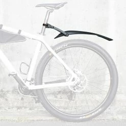 SKS X-Blade Dark Fahrrad-Schutzblech Hinten (26 + 27,5 Zoll) -Fahrradbeleuchtung importe magasin sks x blade dark 26 27 5 zoll fahrrad schutzblech 2017 248646 c