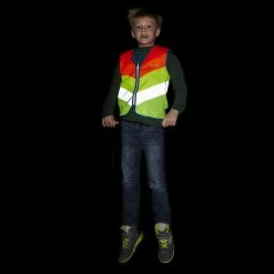 Wowow Rainbow Jacket Kinder-Sicherheitsweste -Fahrradbeleuchtung importe magasin wowwow rainbow jacket kinder reflexweste 2020 237653 e